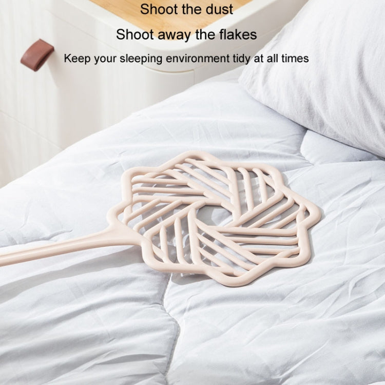 Quilt Cleaning Duvet Fluffing Pat Plastic Quilt Pat Faux Rattan Household Quilt Mite Dusting Duster(Coffee Pink)