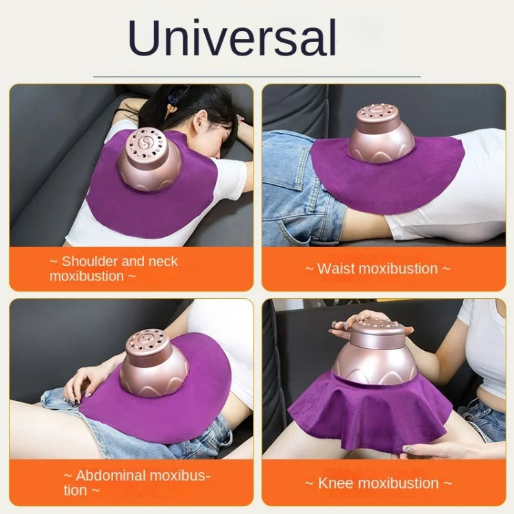 Portable Moxibustion Box Waist Abdomen Moxibustion Equipment(Pink)