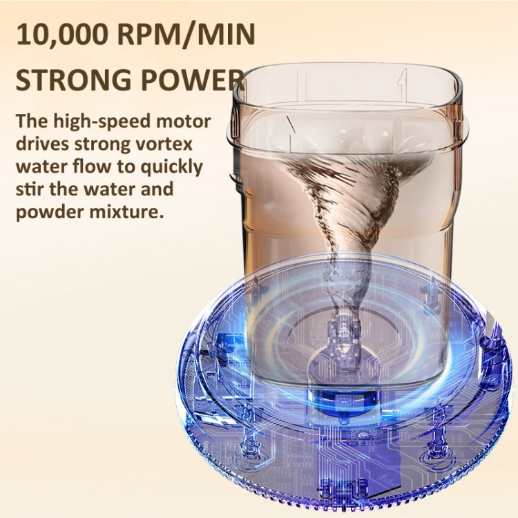 10000rpm/Min Magnetic Levitation Electric Coffee Stirrer Milk Shaker With Cup Gift Box(Blue)