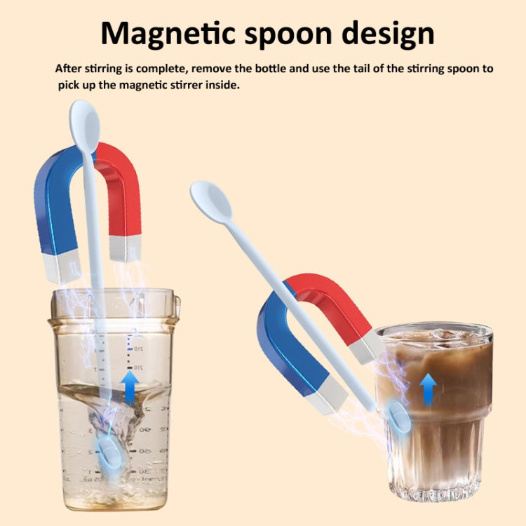 10000rpm/Min Magnetic Levitation Electric Coffee Stirrer Milk Shaker With Cup Gift Box(Pink)
