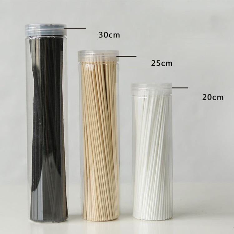 100pcs 3mmx30cm Rattan Aromatherapy Stick Floral Water Diffuser Hotel Deodorizing Diffuser Stick(Black)