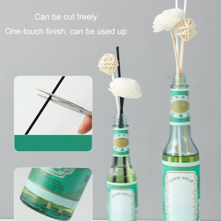 50pcs /Box 3mmx25cm Rattan Aromatherapy Stick Floral Water Diffuser Hotel Deodorizing Diffuser Stick(Wood Color)