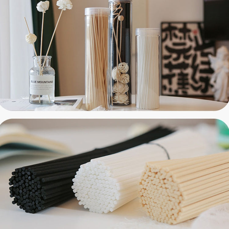 100pcs /Box 3mmx20cm Rattan Aromatherapy Stick Floral Water Diffuser Hotel Deodorizing Diffuser Stick(White)