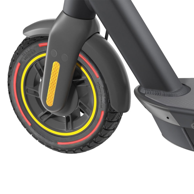 For Ninebot Max G30 Electric Scooter 10 x 2.5 Inch Flick Color Solid Tire(Red)