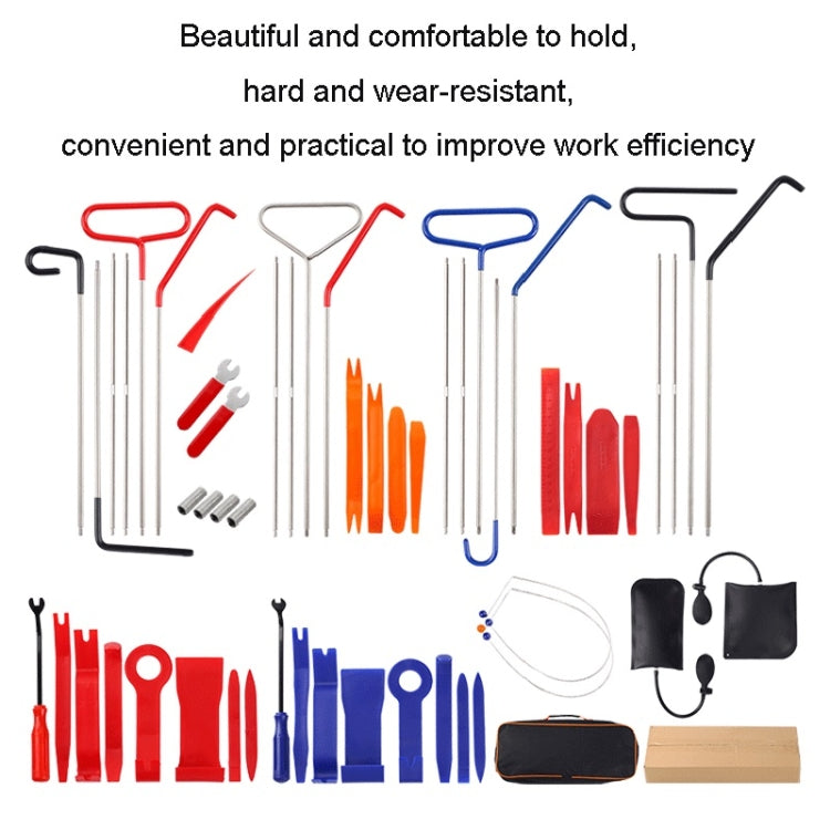 Car Audio Repair Disassembly Auxiliary Emergency Tool Kit, Color: Purple Red 18pcs/set