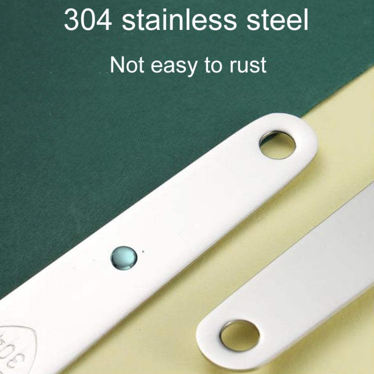 10pcs Thickened Stainless Steel Stirring Spoon Kitchen Dumpling Multifunctional Mixing Tool