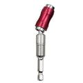 Hexagonal Shank Quick Release Self-Locking Joint Extension Rod Electric Drill Driver Extension Quick Conversion Bits(Silver+Red)