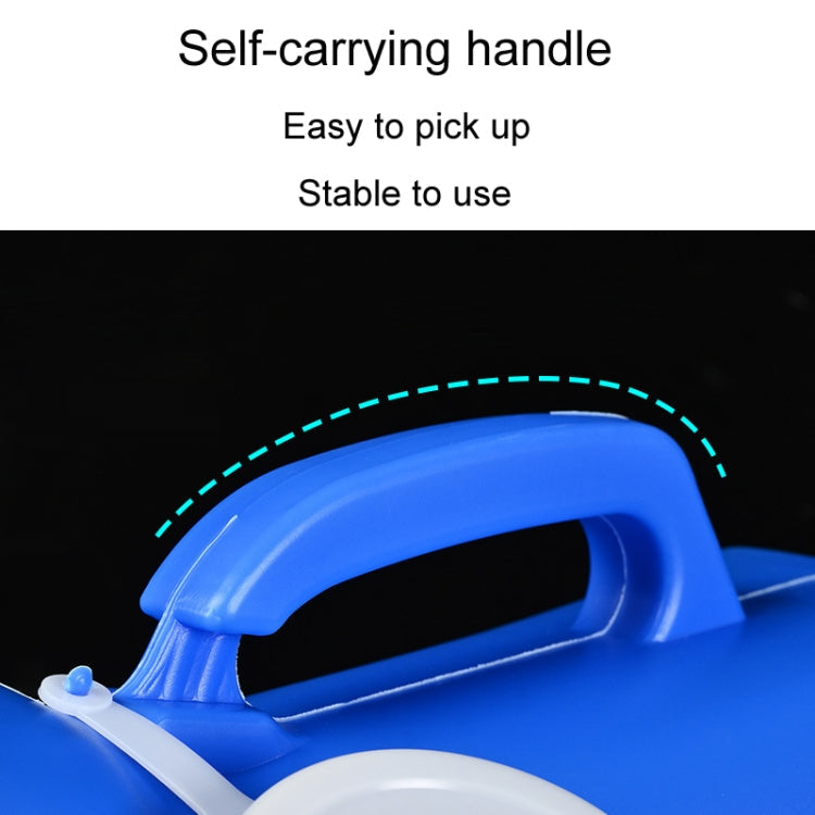 Household Mens Urinal 1200ml Plastic Potty With Lid And Smooth Mouth Urinal(Blue)