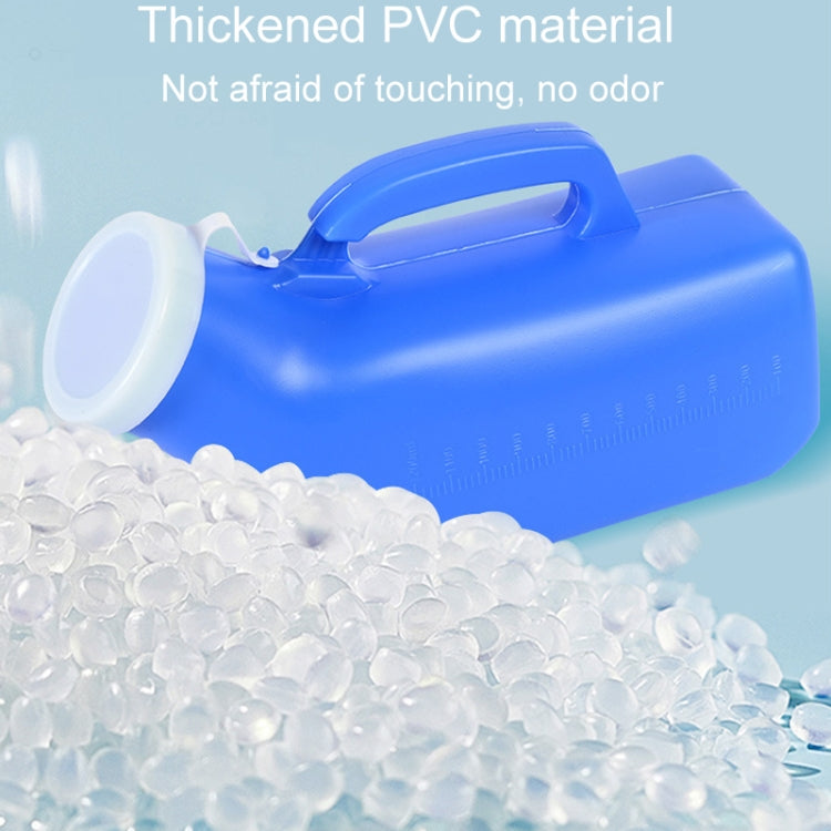 Household Mens Urinal 1200ml Plastic Potty With Lid And Smooth Mouth Urinal(Blue)
