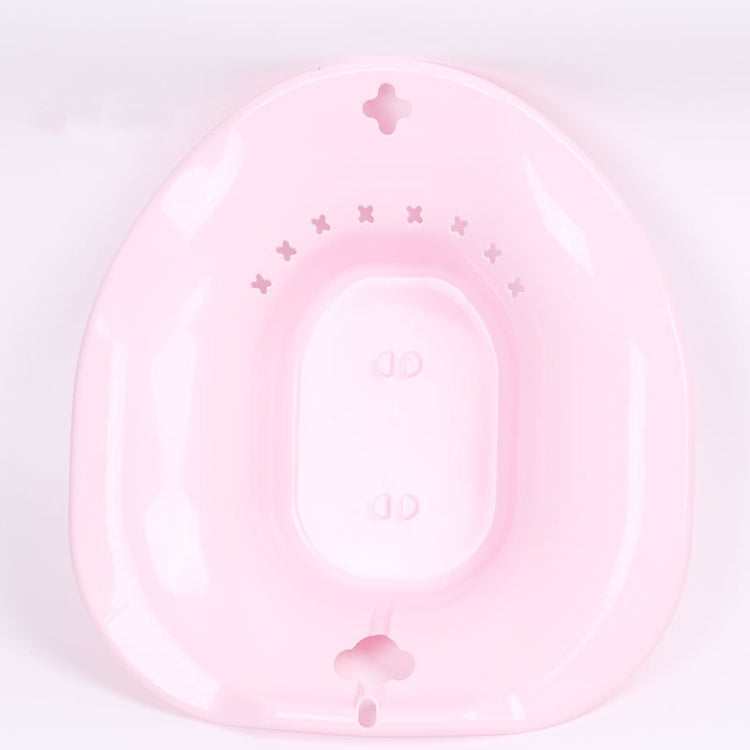 Squat-Free Sitz Bathtubs Pregnant Women Bidet After Anal Surgery Care Basin, Style: Pink