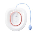 Foldable Bidet Squat-free Maternity Bathtub After Anal Surgery Care Basin With Flusher(Pink)