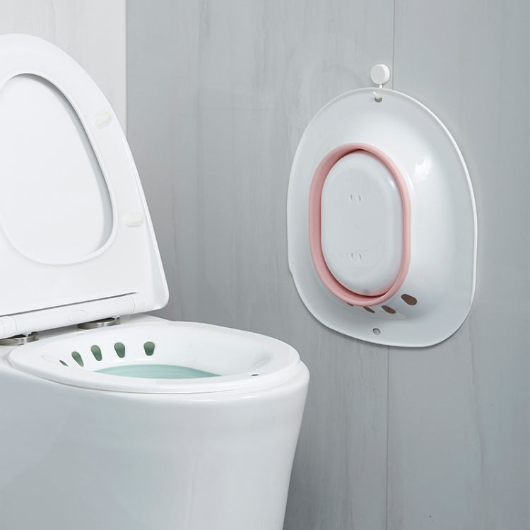 Foldable Bidet Squat-free Maternity Bathtub After Anal Surgery Care Basin With Flusher(Green)