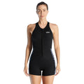 DIVE & SAIL 2mm Ladies Warm One-Piece Sleeveless Wetsuit Anti-Cold Swimming And Surfing Vest, Size: M(Black)