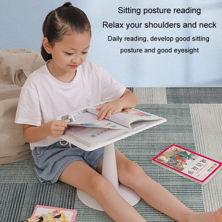 Children Reading Rack Flip Book Reading Stand Multi-functional Adjustable Student Bookshelf(Pink)