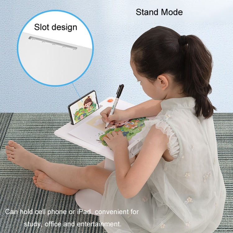 Children Reading Rack Flip Book Reading Stand Multi-functional Adjustable Student Bookshelf(Pink)