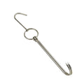 Stainless Steel Double Ring Duck Cooker Hanger Outdoor Barbecue Hanging Hook Stand, Specs: 5 Centi 6 Inch Wax Ring 28.5cm
