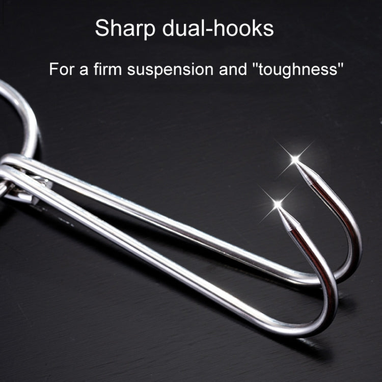 Stainless Steel Double Ring Duck Cooker Hanger Outdoor Barbecue Hanging Hook Stand, Specs: 8 Centi 8 Inch Wax Ring 39cm