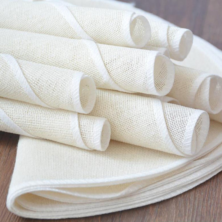 10pcs /Pack 60cm Thickened Non-stick Steamer Cloth Buns Cotton Gauze Matting Cloth(Sizing)