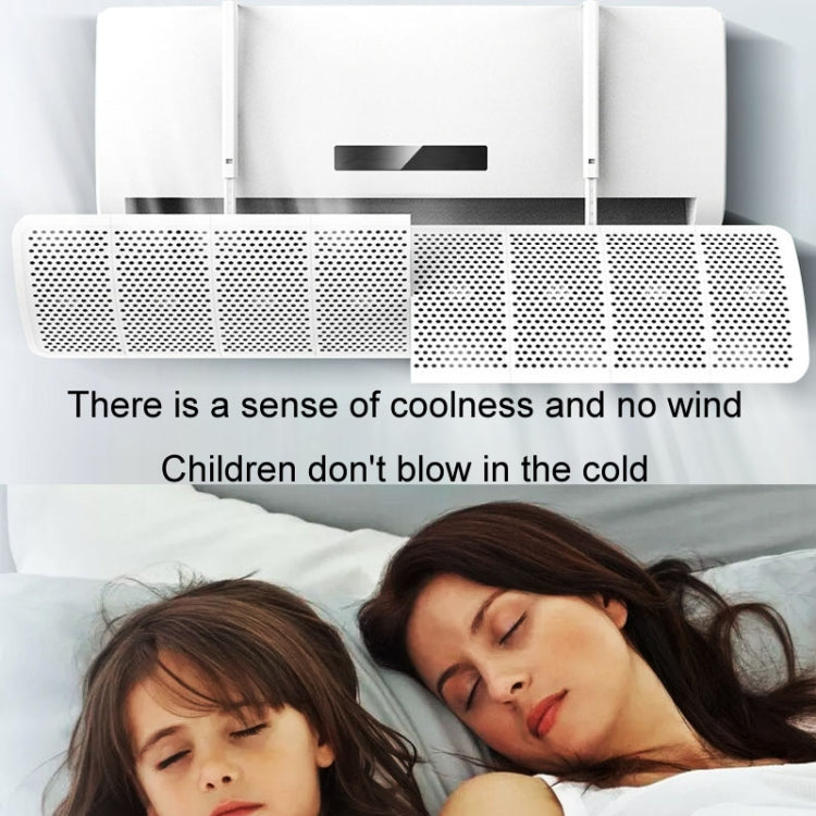 Air Conditioner Windshield Anti-Direct Blowing Air Vent Block Wall Mounted Universal Air Guide Cover, Model: 30x90cm Basic