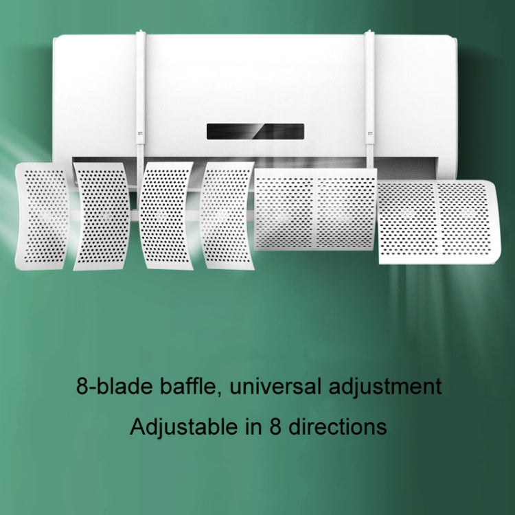 Air Conditioner Windshield Anti-Direct Blowing Air Vent Block Wall Mounted Universal Air Guide Cover, Model: 20x90cm Carbon Filter