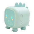 Dinosaur Kids Alarm Clock Electronic Clock Multifunctional Chime Small Alarm Clock(Green)