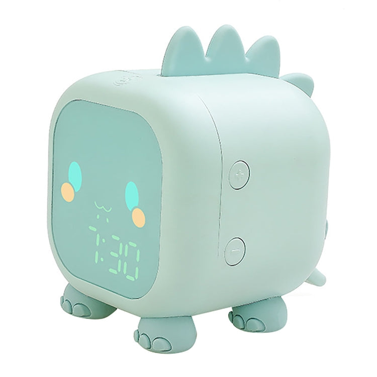 Dinosaur Kids Alarm Clock Electronic Clock Multifunctional Chime Small Alarm Clock(Green)