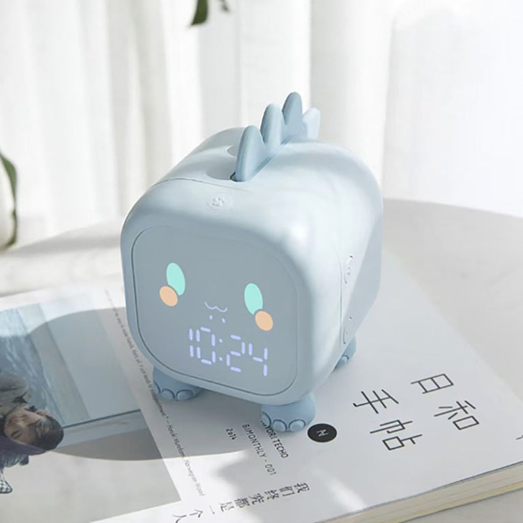 Dinosaur Kids Alarm Clock Electronic Clock Multifunctional Chime Small Alarm Clock(Green)