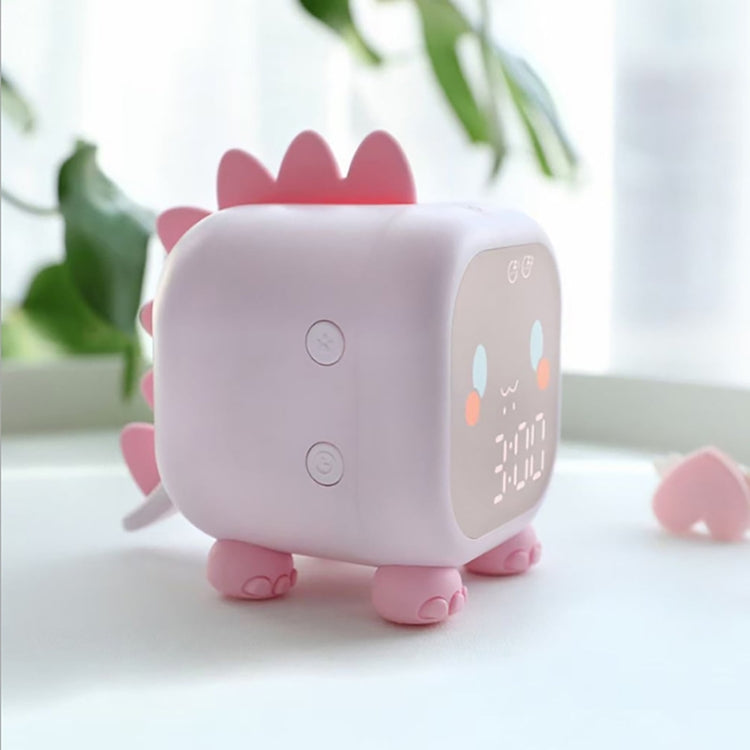 Dinosaur Kids Alarm Clock Electronic Clock Multifunctional Chime Small Alarm Clock(Green)