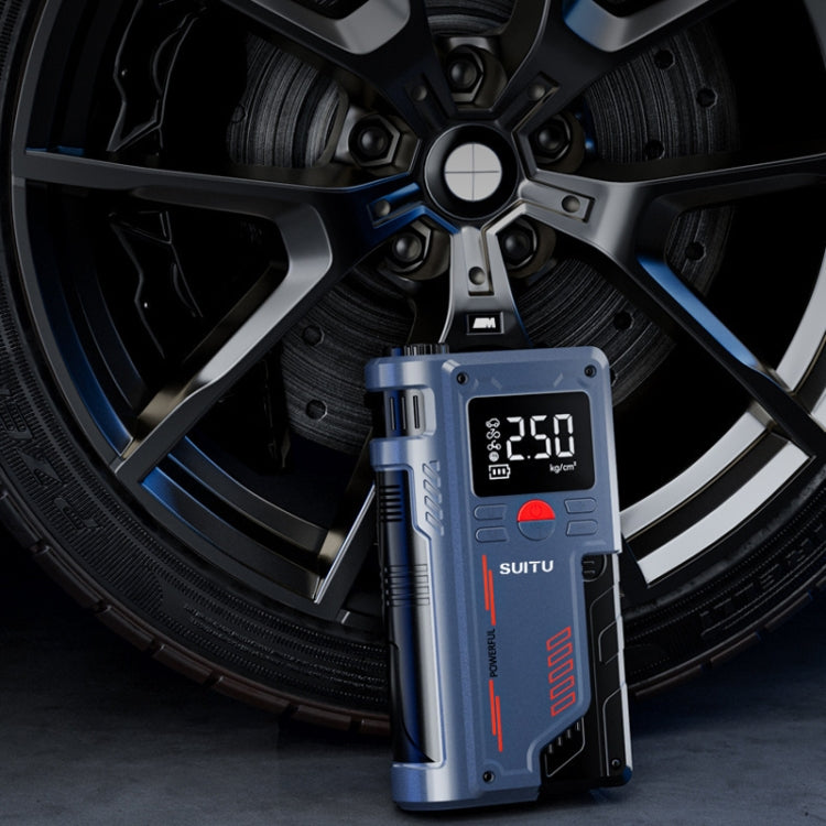 SUITU ST-9631 8pcs /Set Portable Outdoor Car Battery Emergency Start Power Car Inflatable Pump, Style: Ordinary Clip