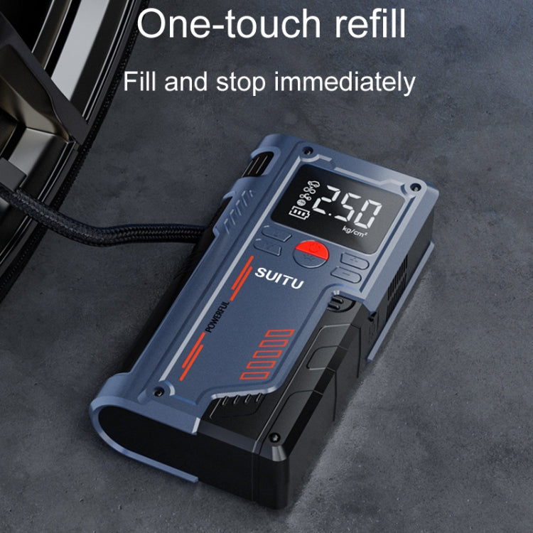 SUITU ST-9631 8pcs /Set Portable Outdoor Car Battery Emergency Start Power Car Inflatable Pump, Style: Ordinary Clip