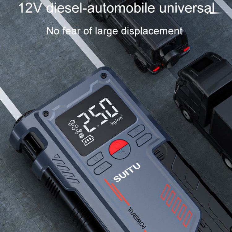 SUITU ST-9631 8pcs /Set Portable Outdoor Car Battery Emergency Start Power Car Inflatable Pump, Style: Ordinary Clip