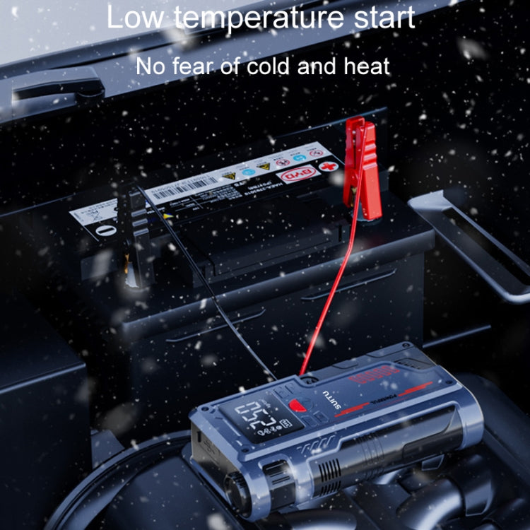 SUITU ST-9631 8pcs /Set Portable Outdoor Car Battery Emergency Start Power Car Inflatable Pump, Style: Ordinary Clip