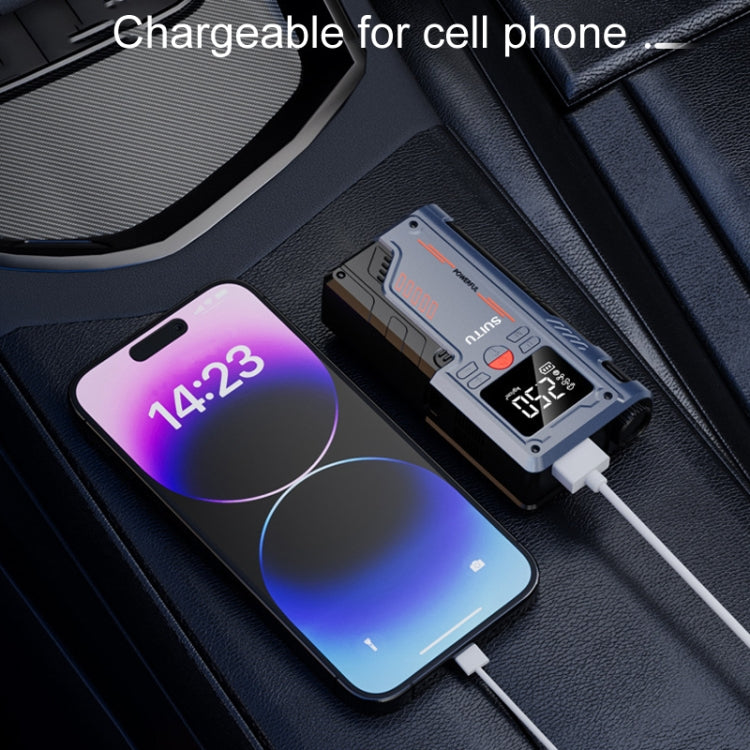 SUITU ST-9631 8pcs /Set Portable Outdoor Car Battery Emergency Start Power Car Inflatable Pump, Style: Ordinary Clip