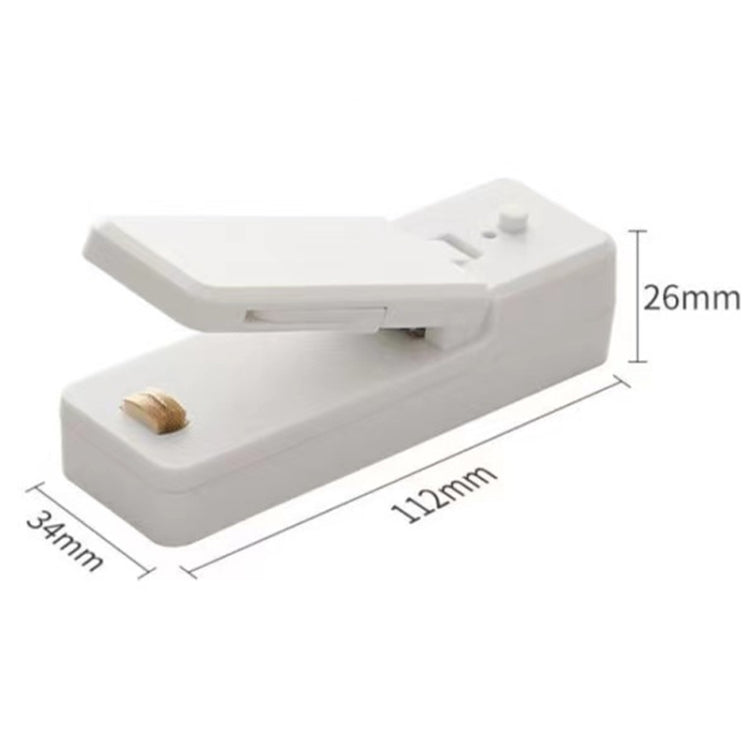USB Charging Mini Magnetic Sealing Machine Portable Sealing Clip Food Moisture-proof Sealer(Black)