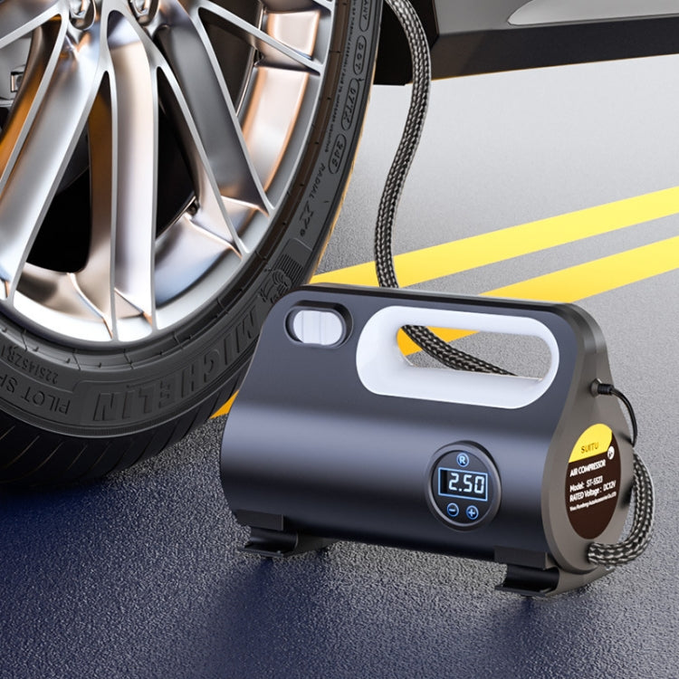 SUITU ST-5523 Vehicle Portable Pneumatic Pump With Cable Powerful Automobile Tire Inflator, Model: Pointer