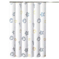 100x180cm Sea World Polyester Shower Curtain Thickened Waterproof Bathroom Shower Curtain Cloth With Hooks
