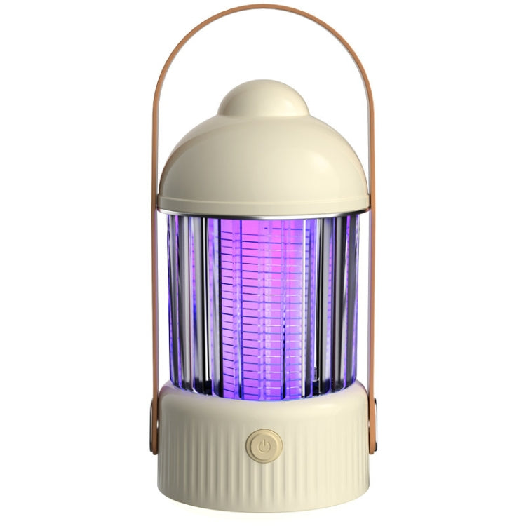 Electric Shock Type Home Night Light Mosquito Killer Outdoor Camping Lamp, Spec: 4000 mAh(Yellow)