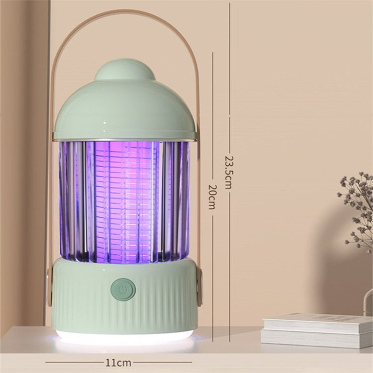 Electric Shock Type Home Night Light Mosquito Killer Outdoor Camping Lamp, Spec: 2000 mAh(Yellow)