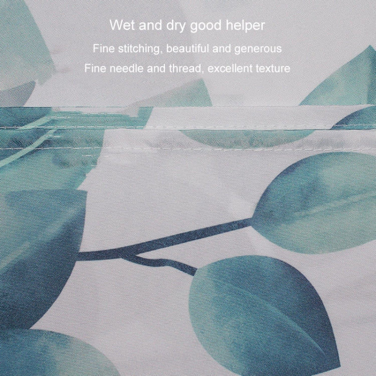 260x200cm Simple Fresh Style Home Shower Curtain Waterproof Thickened Bathroom Curtain Cloth With Hooks