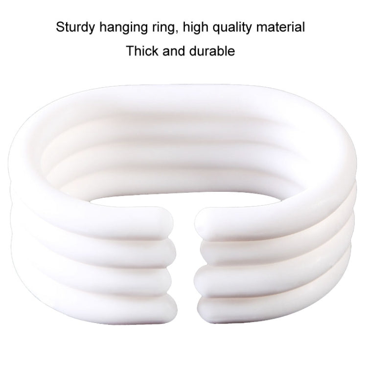 180x200cm Simple Fresh Style Home Shower Curtain Waterproof Thickened Bathroom Curtain Cloth With Hooks