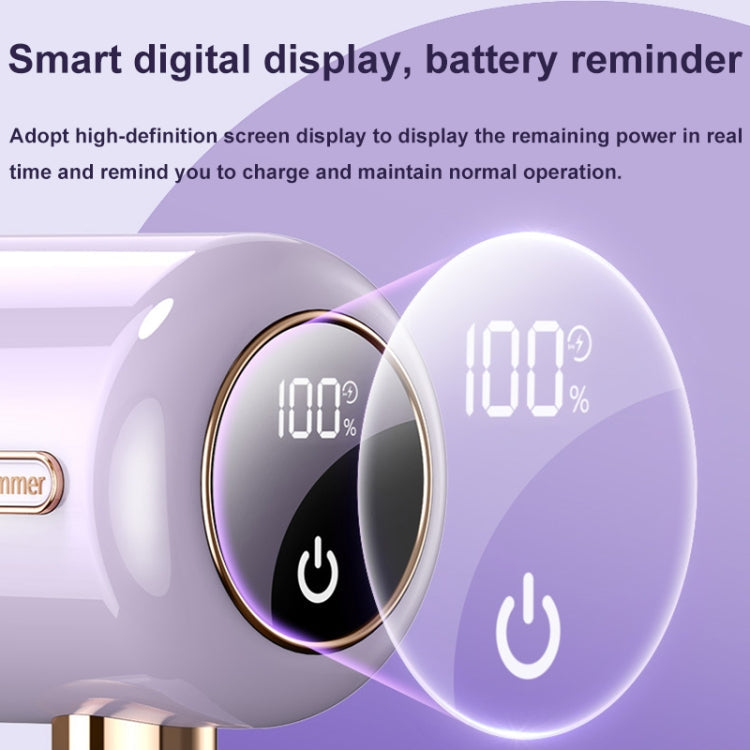 Electric Hair Ball Trimmer Household Hair Removal Ball Tool Shaver, Color: Digital-Purple