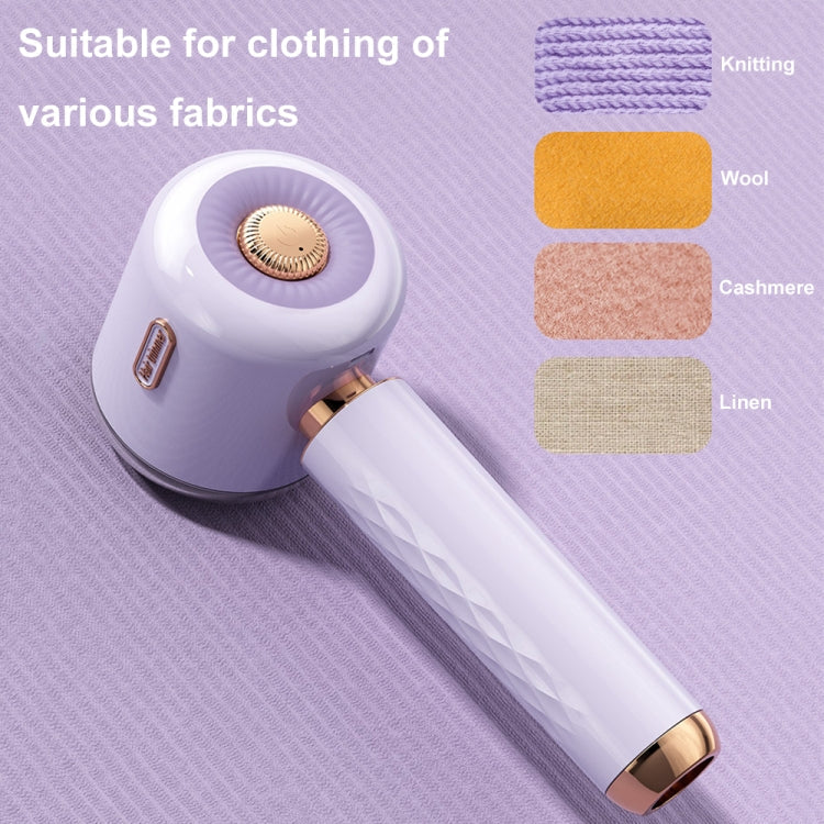 Electric Hair Ball Trimmer Household Hair Removal Ball Tool Shaver, Color: Digital-Purple