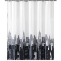 220x200cm Simple Waterproof Shower Curtain Thickened Polyester Bathroom Shower Curtain Cloth(Tower)