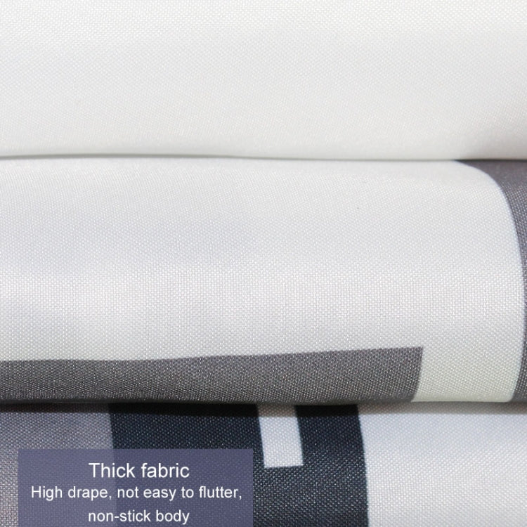 200x200cm Simple Waterproof Shower Curtain Thickened Polyester Bathroom Shower Curtain Cloth(Tower)