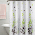 200x180cm Leaf Printed Waterproof Shower Curtain Thickened Polyester Bathroom Curtain Cloth