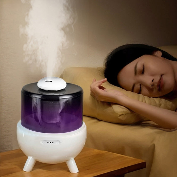 FS102 2L Ultrasonic Aromatherapy Colorful Night Light Desktop Humidifier, Spec: US Plug(White)