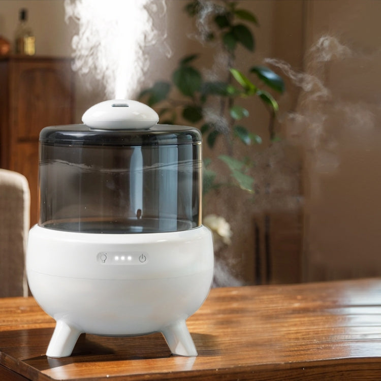 FS102 2L Ultrasonic Aromatherapy Colorful Night Light Desktop Humidifier, Spec: EU Plug(White)