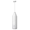 Mini Electric Handheld Milk Frother Cream Stirrer(White)