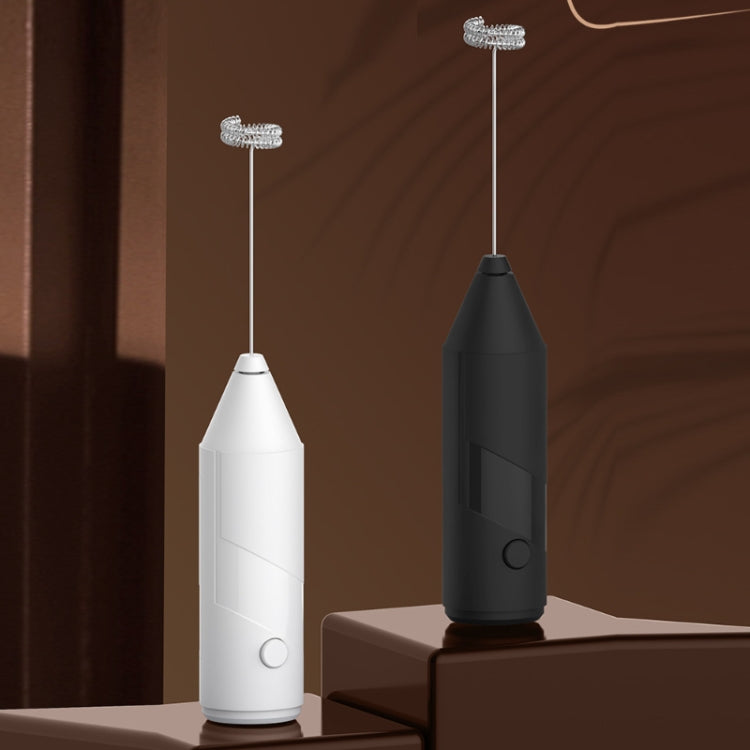 Mini Electric Handheld Milk Frother Cream Stirrer(Black)