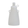 120ml Reusable Silicone Baby Food Pouches Refillable Squeeze Storage Containers(White)